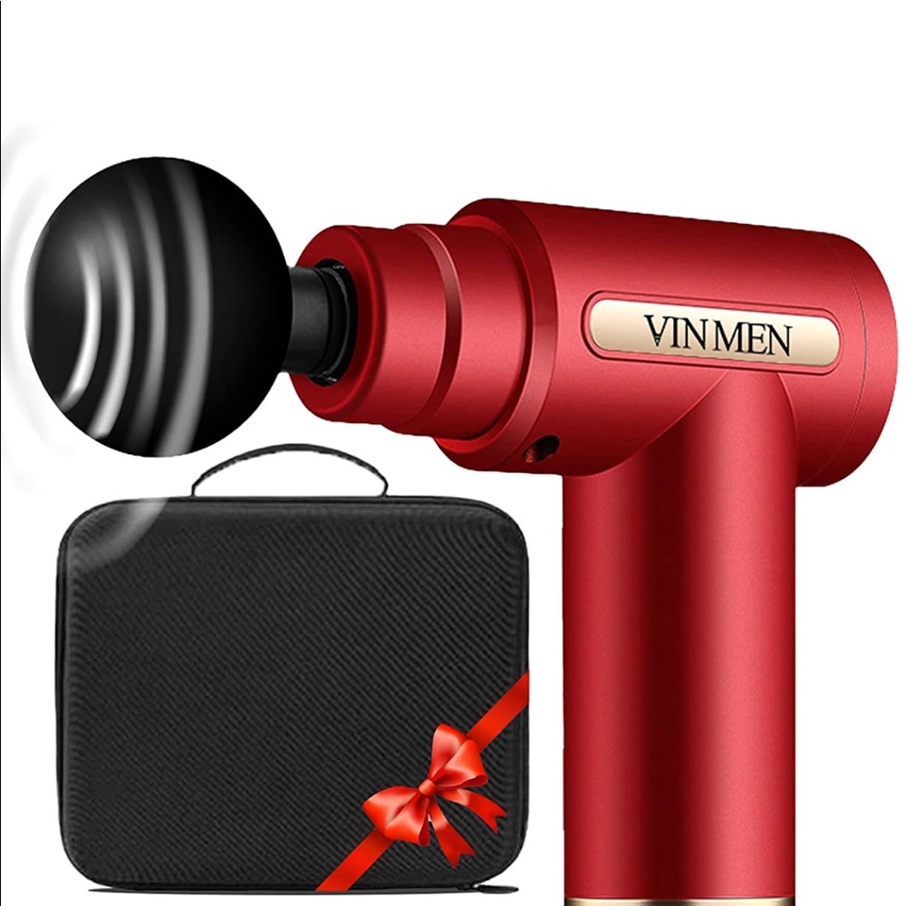 Massage Gun Newest 2021 Mini Portable 4 attachmnts